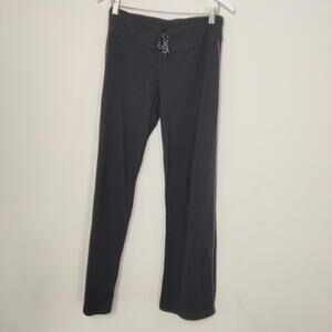 Lululemon Groove Drawcord HR Bootcut Pants Black Flare Yoga Leggings Size Medium